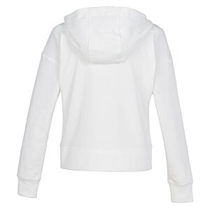 Additional Image 1 - a white hoodie with a hood