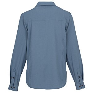Additional Image 1 - a blue shirt with a long sleeve