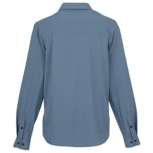 Additional Image 1 - a blue shirt with a long sleeve