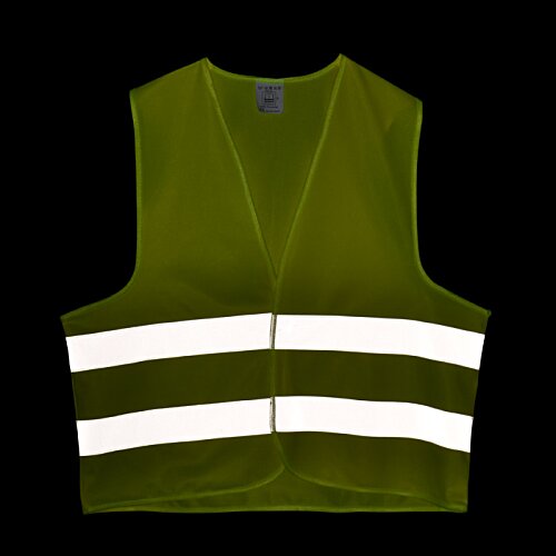 Additional Image 2 - a yellow vest with white stripes