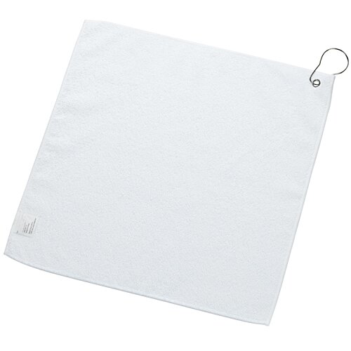 Additional Image 2 - a white square with a metal ring