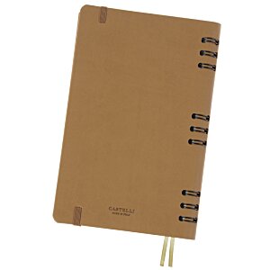 Additional Image 2 - a brown notebook with black band