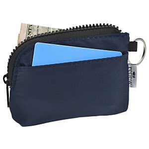Additional Image 3 - a blue bag with a blue card in it