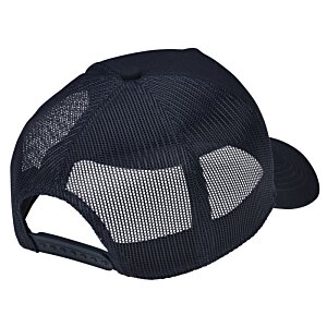 Additional Image 1 - a black hat with mesh