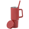 View Image 2 of 3 of Chill Out Vacuum Mug with Straw - 40 oz.