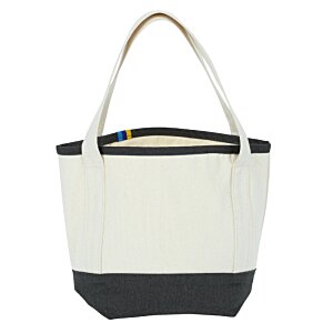 a white and black bag