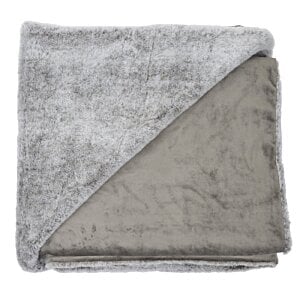 Additional Image 2 - a grey and white blanket