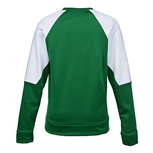 Additional Image 2 - a green and white sweater