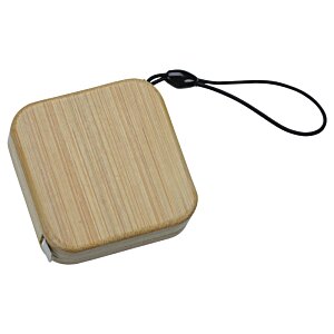 Additional Image 1 - a wooden square with a black strap