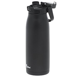 Additional Image 3 - a black water bottle with a handle