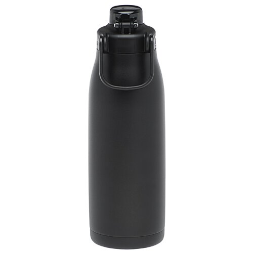 Additional Image 1 - a black bottle with a black cap