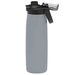 Additional Image 2 - a grey water bottle with a black lid