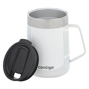 Additional Image 4 - a white mug with a black lid