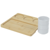 View Image 2 of 4 of Bamboo Serving Tray with Ceramic Bowls
