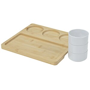 Additional Image 1 - a wooden tray with a cup on it