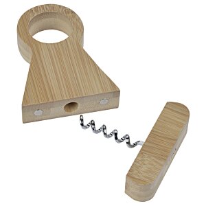 Additional Image 2 - a wooden corkscrew with a cork