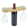 View Image 3 of 3 of Temecula 3-Piece Bamboo Wine Caddy
