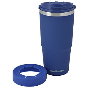 Additional Image 1 - a blue tumbler with a lid