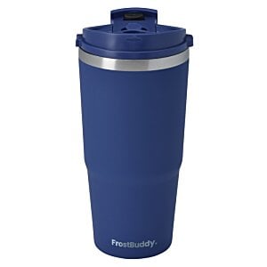 Additional Image 2 - a blue and silver tumbler