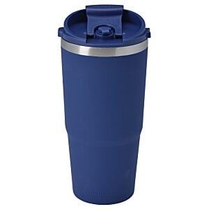 Additional Image 3 - a blue tumbler with a lid