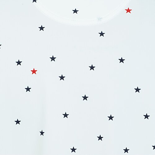 Additional Image 1 - a blurry image of a white shirt with black dots