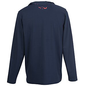Additional Image 2 - a blue long sleeved shirt