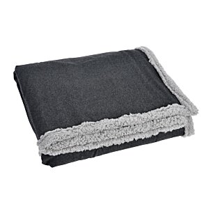 Additional Image 1 - a black and white blanket