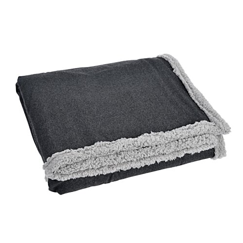 Additional Image 1 - a black and white blanket