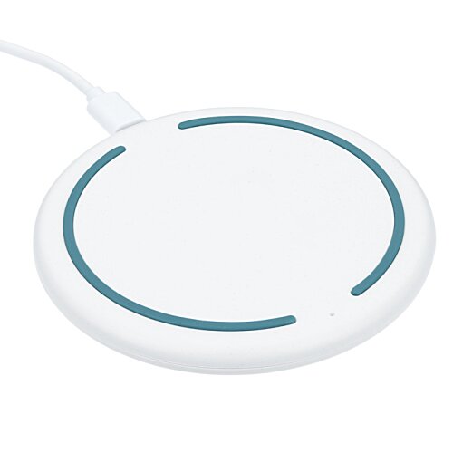 Additional Image 2 - a white circular object with a blue border