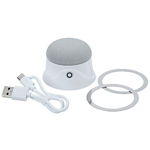 Additional Image 1 - a white round object with a cord and a round object
