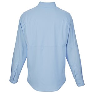 Additional Image 1 - a blue long sleeved shirt