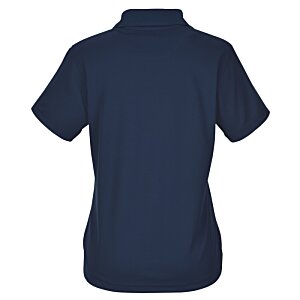 Additional Image 1 - a back view of a blue shirt