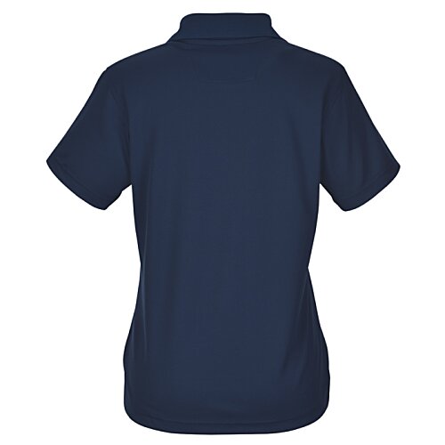 Additional Image 1 - a back view of a blue shirt