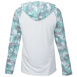 Additional Image 1 - a white and blue hoodie