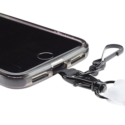 Additional Image 2 - a cell phone charging with a cord