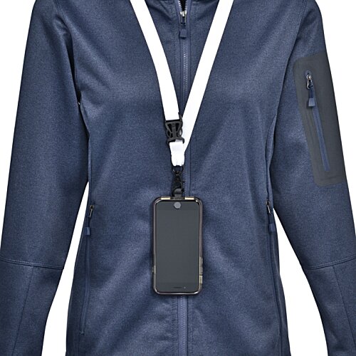 Additional Image 4 - a blue jacket with a lanyard