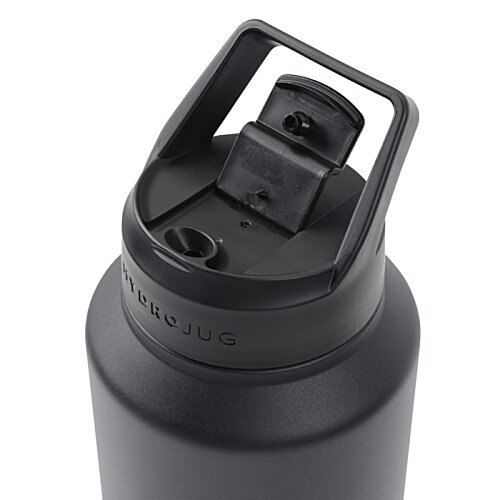 Additional Image 6 - a black water bottle with a cap