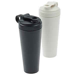 Additional Image 8 - a black and white plastic water bottles