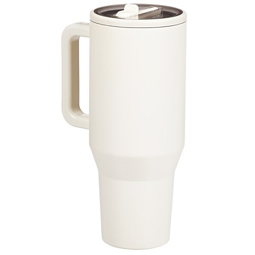 Additional Image 1 - a white cup with a straw