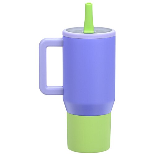 Additional Image 1 - a purple and green sippy cup