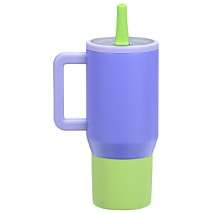 Additional Image 1 - a purple and green sippy cup