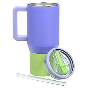 Additional Image 4 - a purple and green mug with a magnifying glass