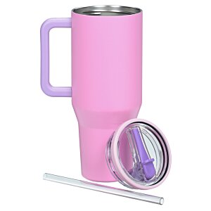 Additional Image 5 - a pink mug with a magnifying glass