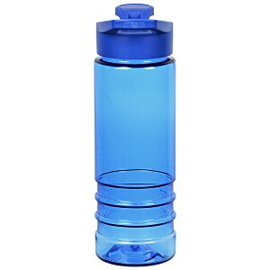 Additional Image 4 - a blue water bottle with a blue lid