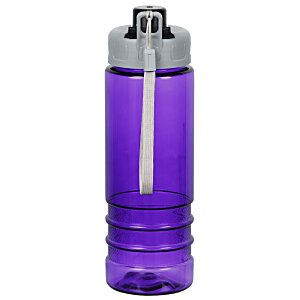 Additional Image 4 - a purple water bottle with a silver lid