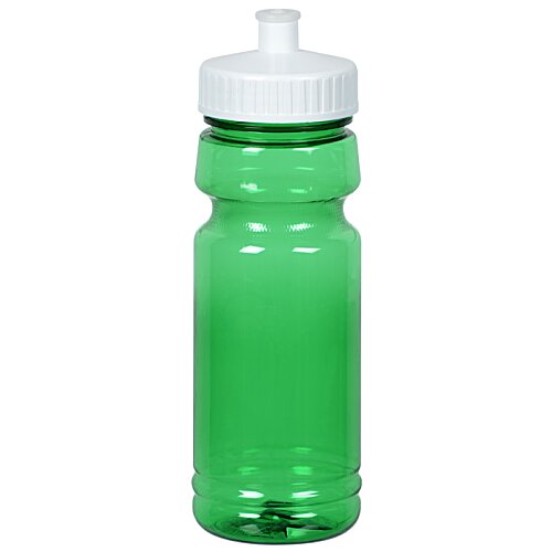 Additional Image 2 - a green water bottle with a white cap