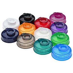 Additional Image 4 - a group of different colored plastic caps