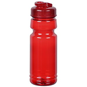 Additional Image 1 - a red plastic bottle with a red cap