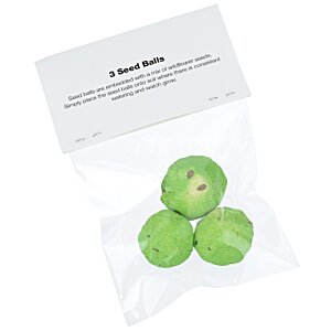 Additional Image 1 - a group of green balls in a plastic bag