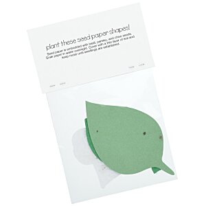 Additional Image 1 - a green leaf cut out of paper